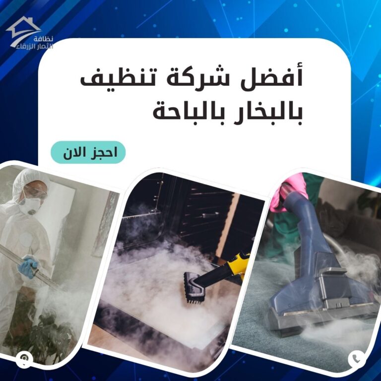 تنظيف بالبخار بالباحة