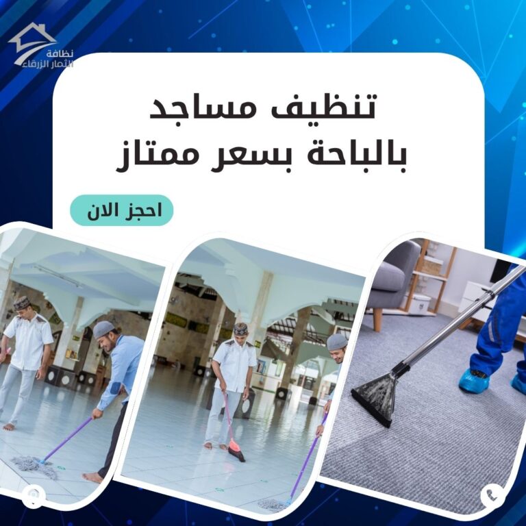 تنظيف مساجد بالباحة